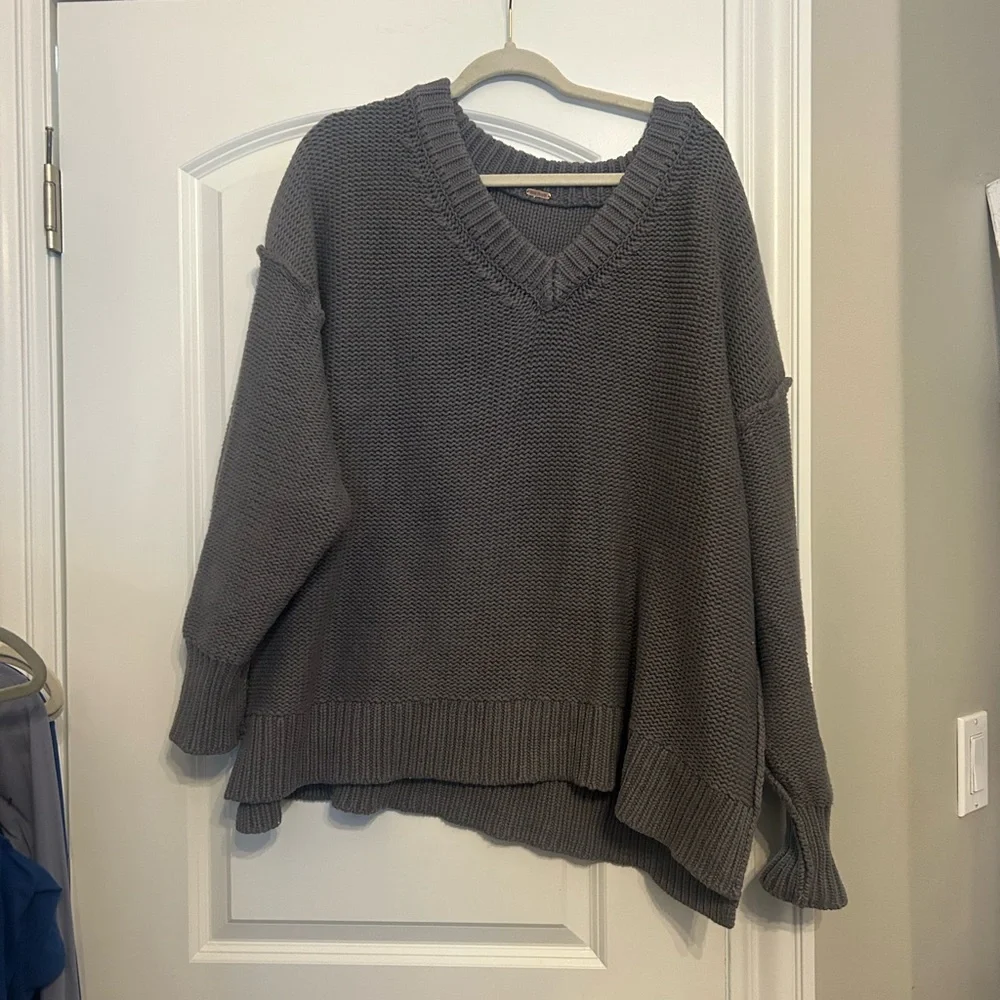 Free People Alli V-Neck Sweater